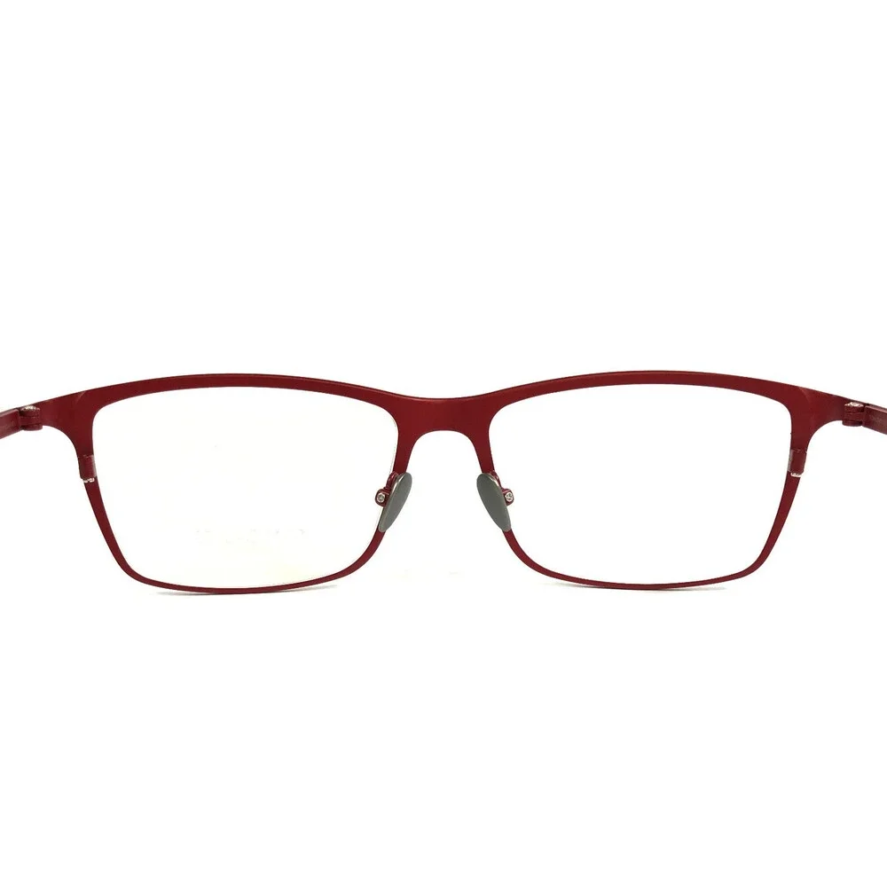 Tom Davies Eyeglasses Frames TD770 Col. 2322 Matte Red Rectangle 55-16-140